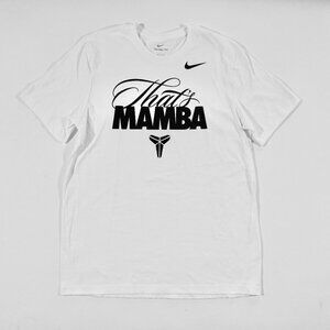 Nike That's Mamba Kobe Bryant T-Shirt Mens Size L White Basketball NBA Lakers